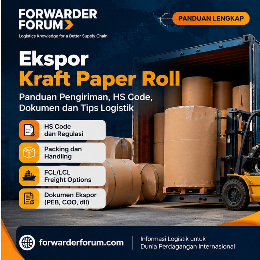 Ekspor Kraft Paper Roll