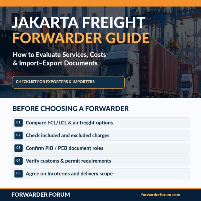 Jakarta Freight Forwarder Guide